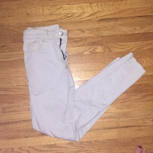 Light blue skinny jeans